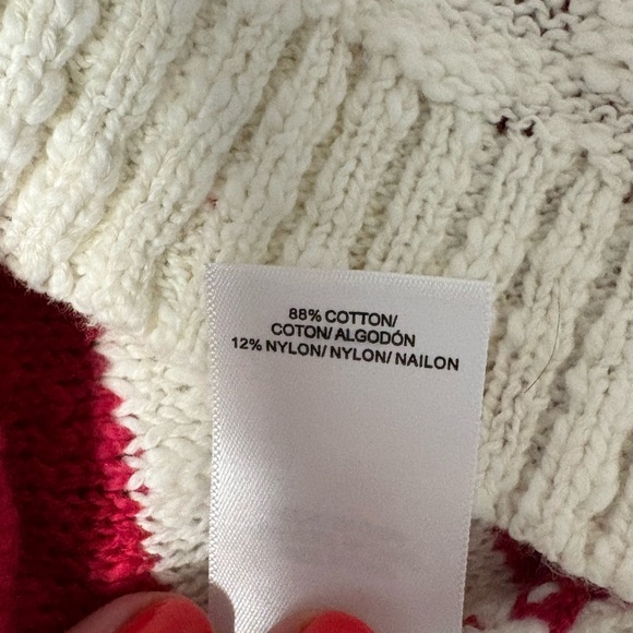 NWY Lucky Brand Cotton Americana Long Sleeve Sweater. Size X-Large - Picture 7 of 7